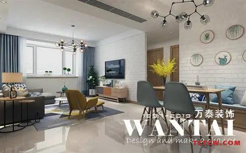 新中式、简约、轻奢、客厅、餐厅、厨房、地面、背景、吊顶