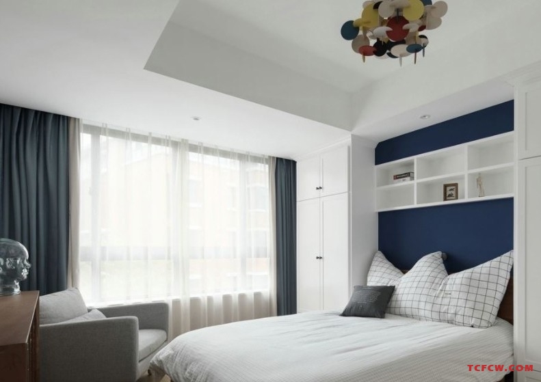 华盛二园三室，简欧、轻奢装修风格