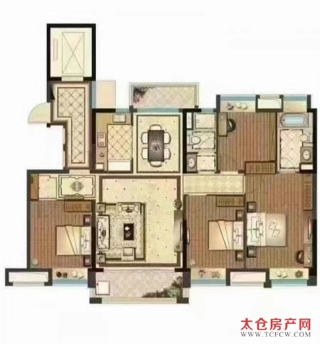 碧桂园天悦湾18楼精装好房4房/2厅/2卫朝南140平米285万