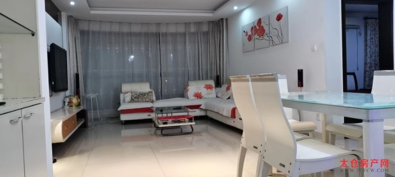 大庆锦绣新城7楼精装好房3房/2厅/1卫朝南128平米2500元/月