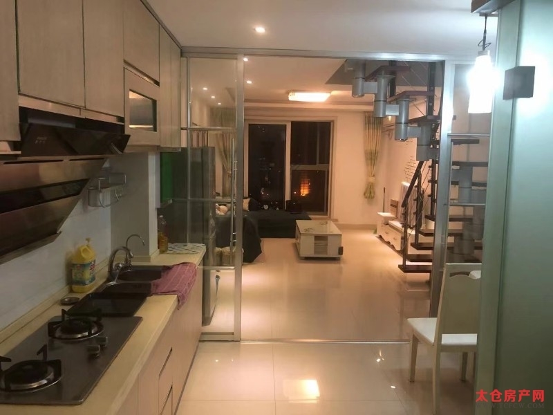 奥森尚座毛坯公寓2房/2厅/2卫朝南100平米2400元/月