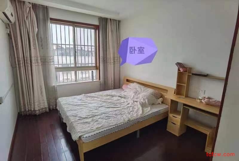 陆渡景湖小区简装好房2房/2厅/1卫朝南90平米1800元/月