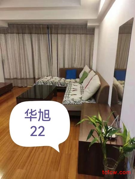华旭财富广场豪装好房1房/1厅/1卫朝南70平米2800元/月