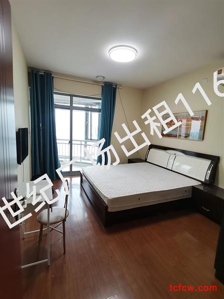 世纪广场精装好房2房/2厅/1卫朝南116平米2600元/月