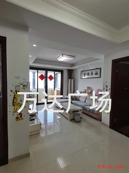 万达广场毛坯好房2房/2厅/1卫朝南95平米2700元/月