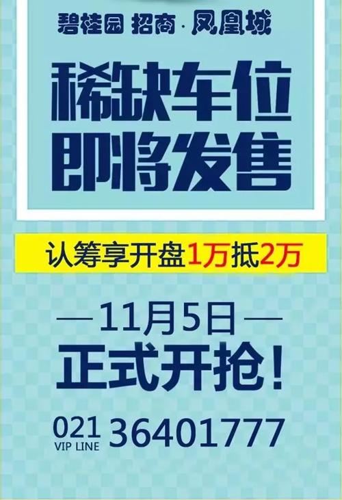 车位认筹倒计时，抢位大战即将火爆上演！